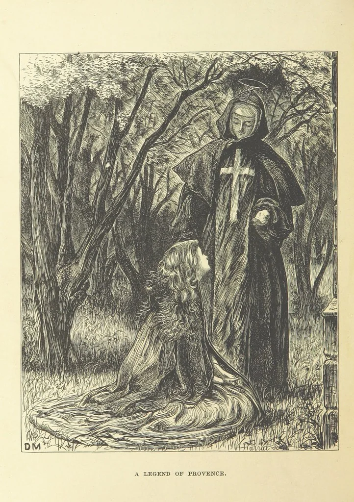 An illustration from Legends and Lyrics ... Fourth edition, 1866, leaf 246