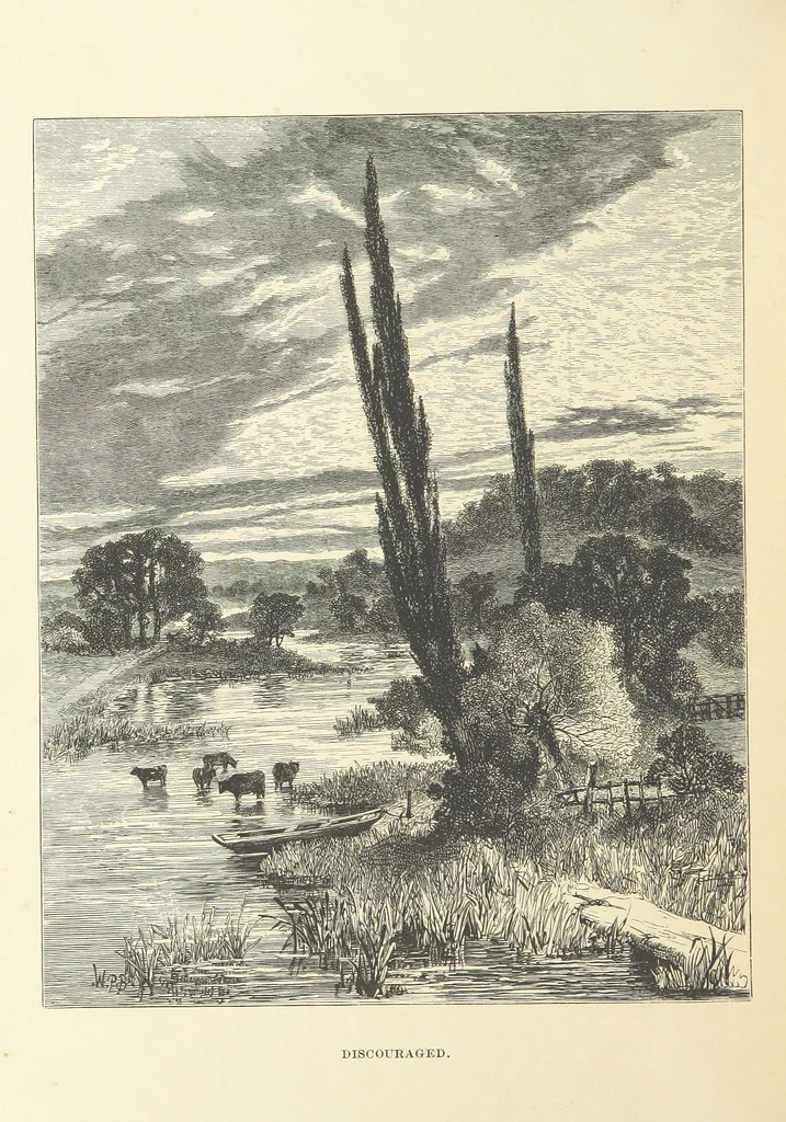 An illustration from Legends and Lyrics ... Fourth edition, 1866, leaf 320