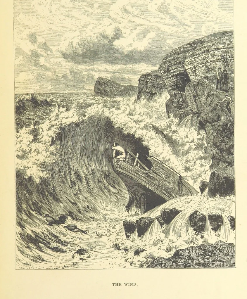 An illustration from Legends and Lyrics ... Fourth edition, 1866, leaf 359
