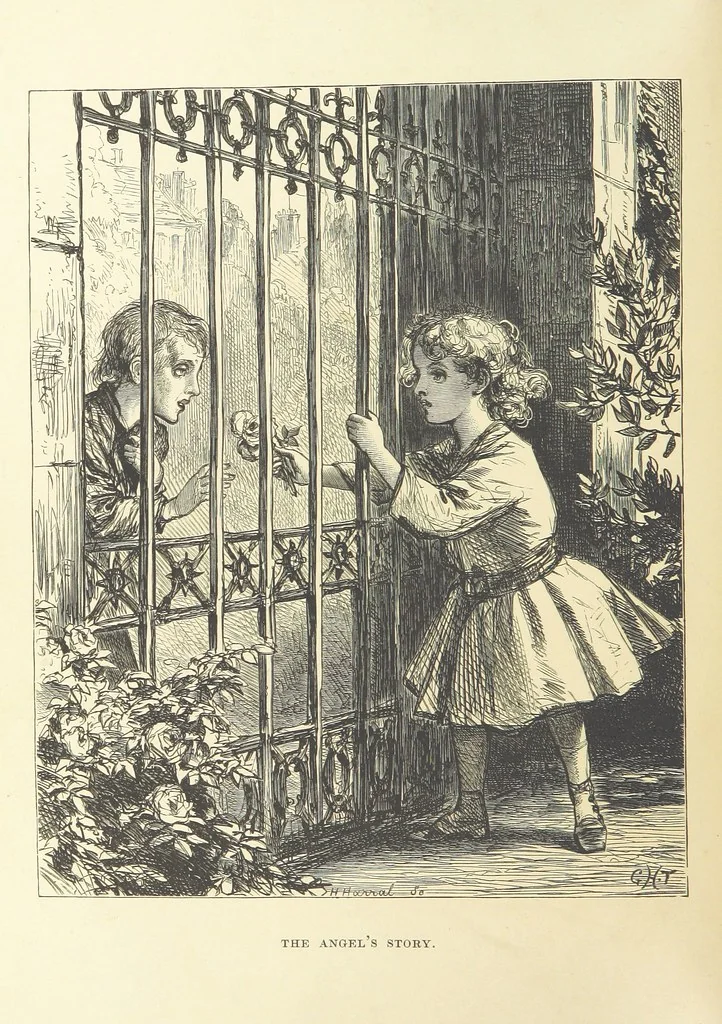 An illustration from Legends and Lyrics ... Fourth edition, 1866, leaf 36