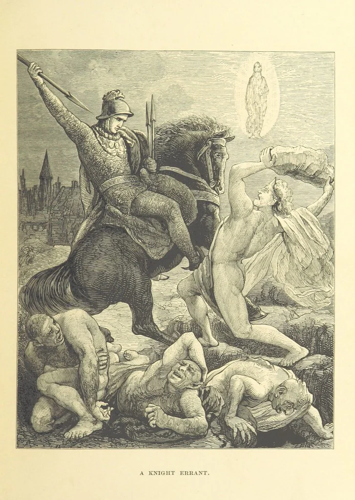An illustration from Legends and Lyrics ... Fourth edition, 1866, leaf 57