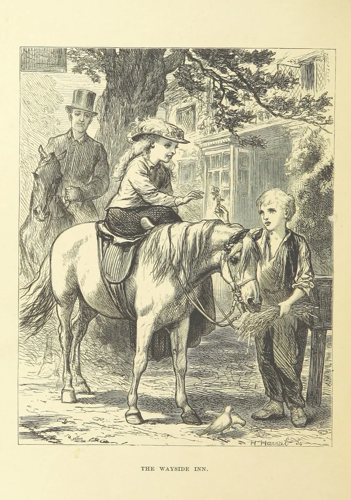 An illustration from Legends and Lyrics ... Fourth edition, 1866, leaf 94