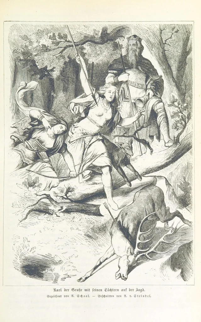 An illustration from Unser Vaterland. Bilder aus der Deutschen Geschichte, Cultur und Heimathkunde. Herausgegeben von Dr. H. Pröhle, etc, 1861, leaf 187