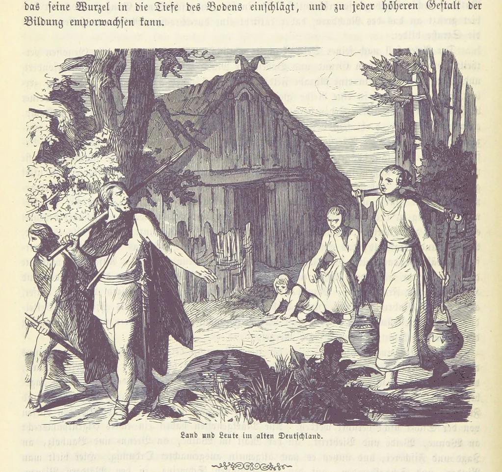 An illustration from Unser Vaterland. Bilder aus der Deutschen Geschichte, Cultur und Heimathkunde. Herausgegeben von Dr. H. Pröhle, etc, 1861, leaf 22