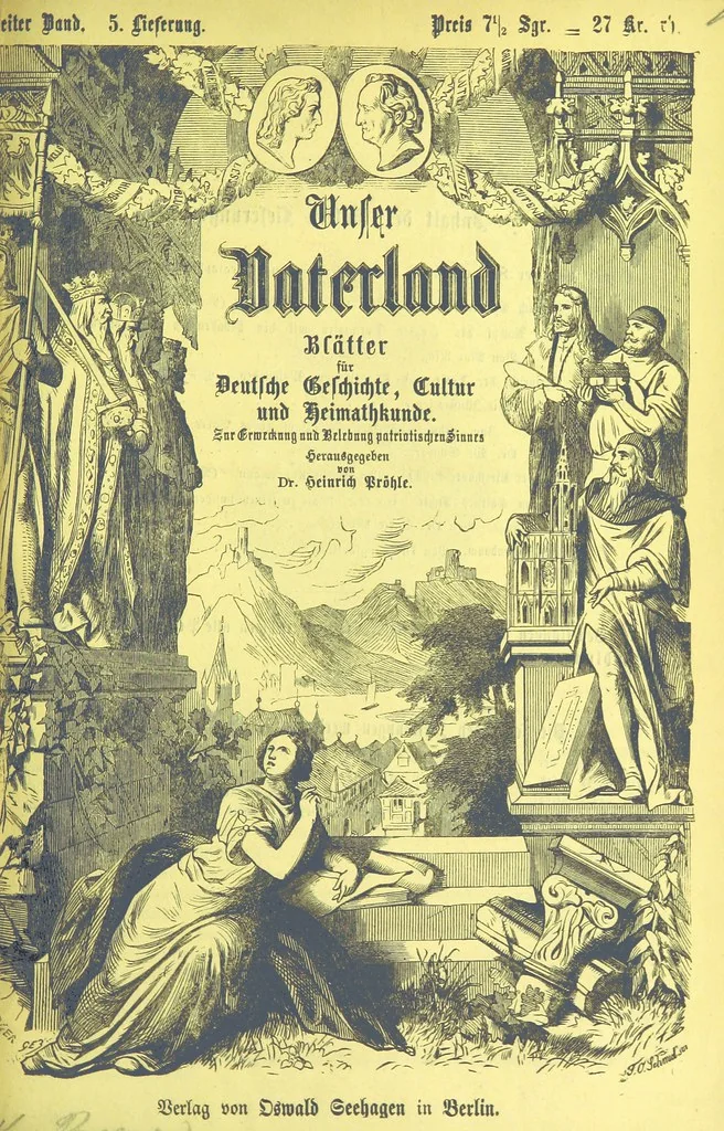 An illustration from Unser Vaterland. Bilder aus der Deutschen Geschichte, Cultur und Heimathkunde. Herausgegeben von Dr. H. Pröhle, etc, 1861, leaf 229