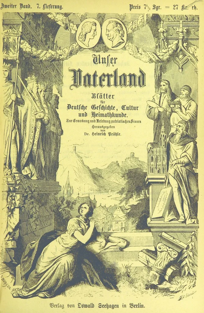 An illustration from Unser Vaterland. Bilder aus der Deutschen Geschichte, Cultur und Heimathkunde. Herausgegeben von Dr. H. Pröhle, etc, 1861, leaf 337