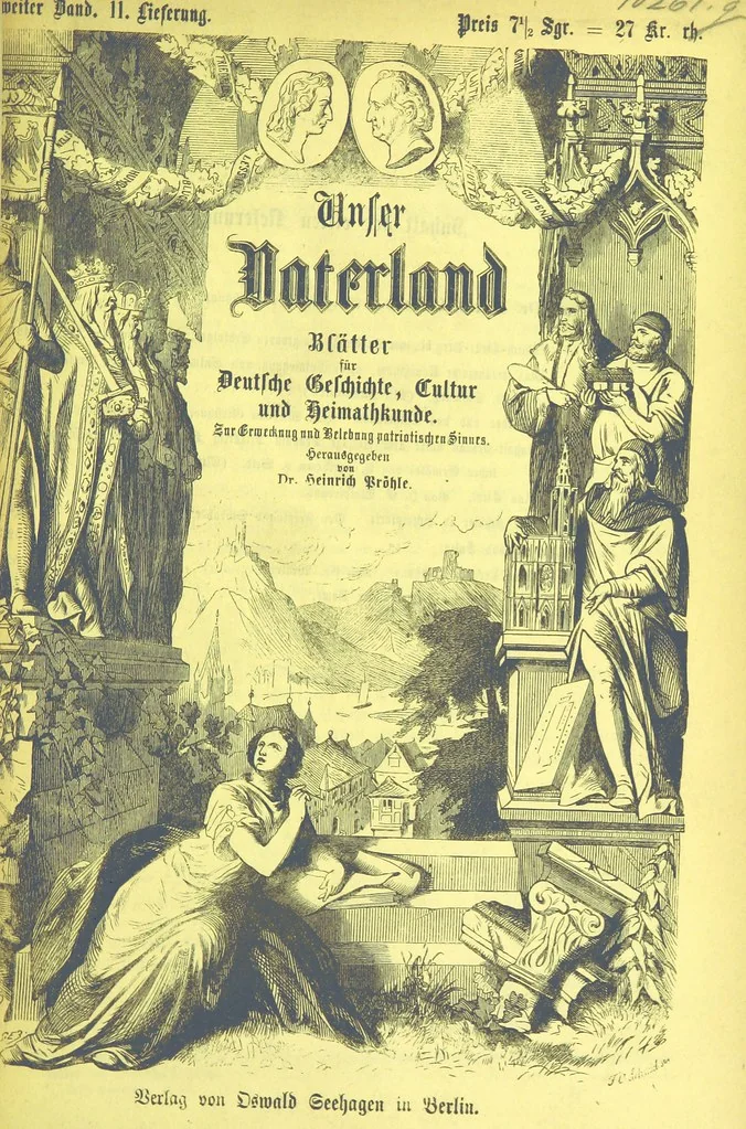An illustration from Unser Vaterland. Bilder aus der Deutschen Geschichte, Cultur und Heimathkunde. Herausgegeben von Dr. H. Pröhle, etc, 1861, leaf 553