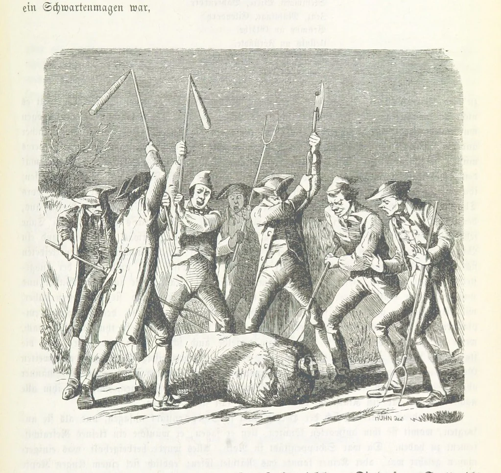 An illustration from Unser Vaterland. Bilder aus der Deutschen Geschichte, Cultur und Heimathkunde. Herausgegeben von Dr. H. Pröhle, etc, 1861, leaf 635