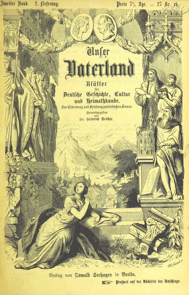 An illustration from Unser Vaterland. Bilder aus der Deutschen Geschichte, Cultur und Heimathkunde. Herausgegeben von Dr. H. Pröhle, etc, 1861, leaf 67