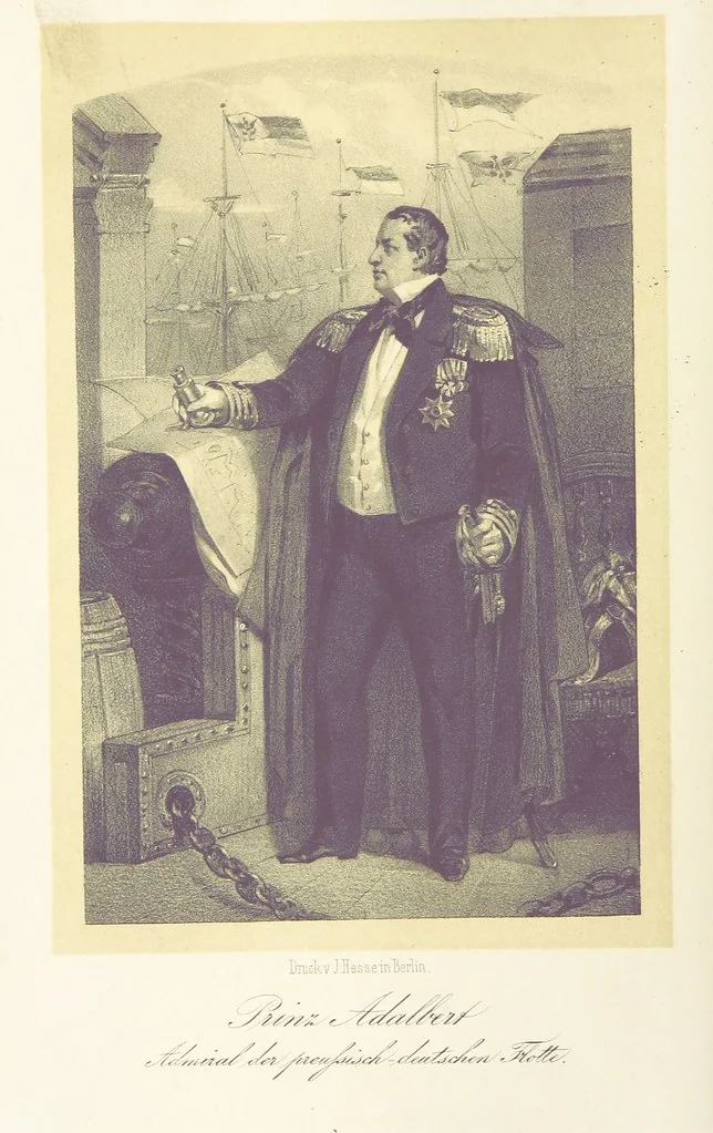 An illustration from Unser Vaterland. Bilder aus der Deutschen Geschichte, Cultur und Heimathkunde. Herausgegeben von Dr. H. Pröhle, etc, 1861, leaf 70