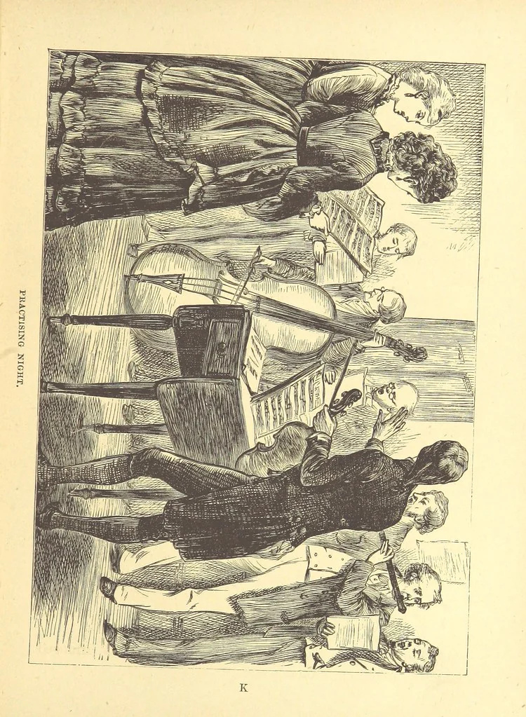 An illustration from The Door without a Knocker, and other tales, 1875, leaf 133
