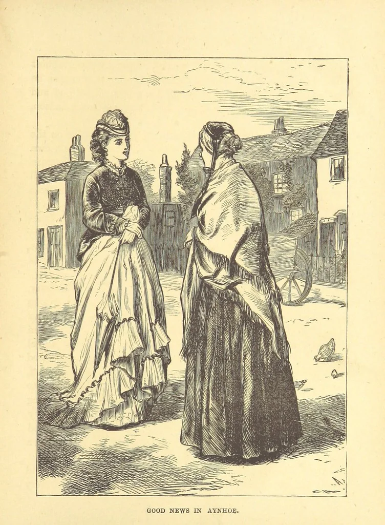 An illustration from The Door without a Knocker, and other tales, 1875, leaf 191