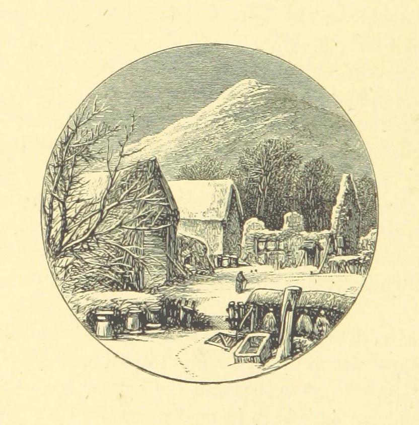 An illustration from The Door without a Knocker, and other tales, 1875, leaf 196