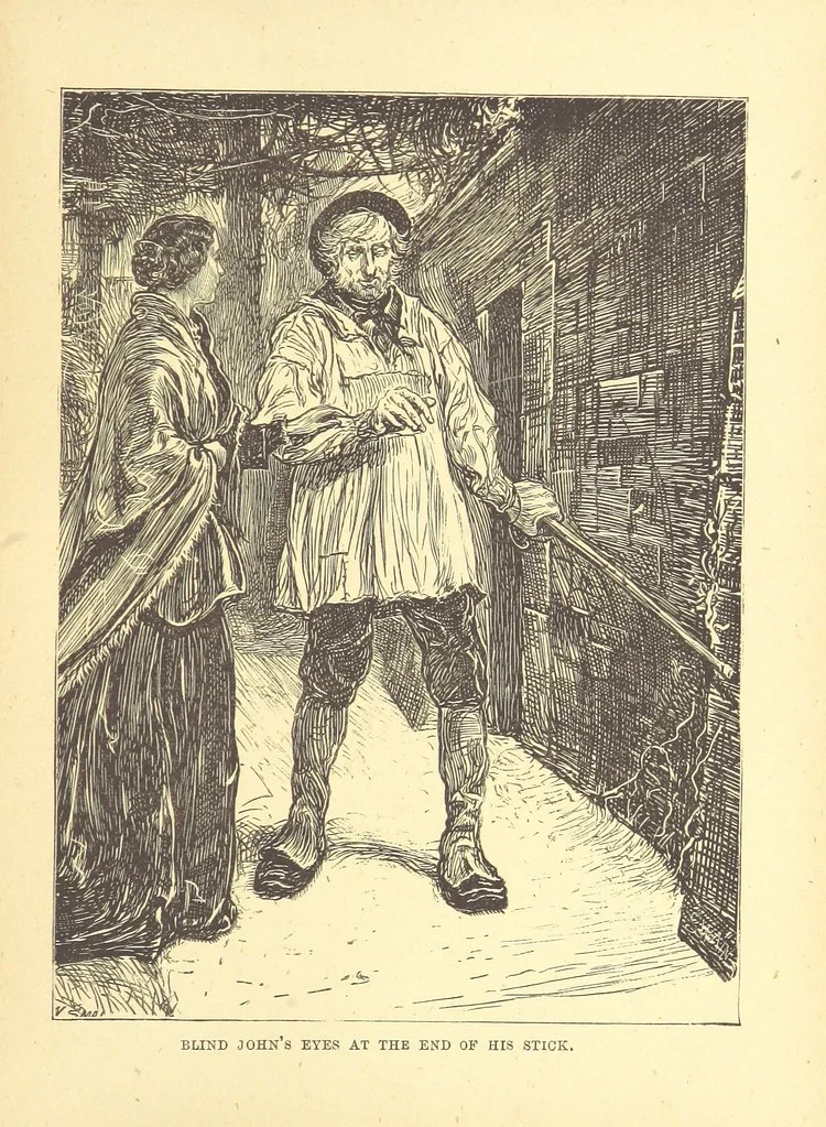 An illustration from The Door without a Knocker, and other tales, 1875, leaf 251