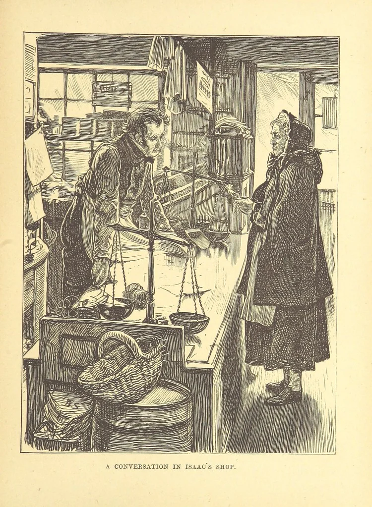 An illustration from The Door without a Knocker, and other tales, 1875, leaf 257