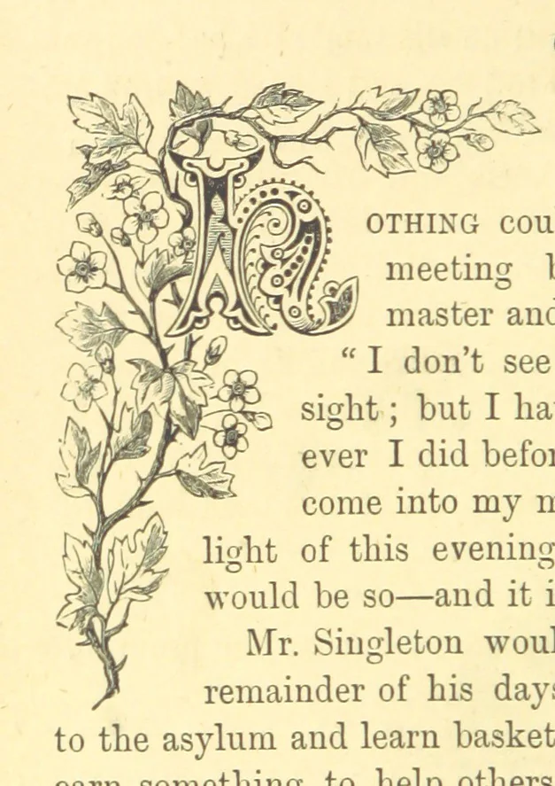 An illustration from The Door without a Knocker, and other tales, 1875, leaf 296