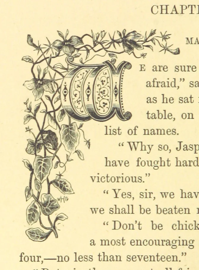 An illustration from The Door without a Knocker, and other tales, 1875, leaf 84