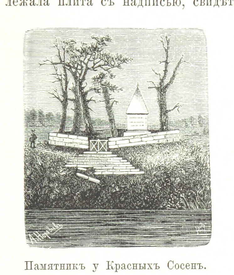 An illustration from Забытое прошлое окрестностей Петербурга, 1889, leaf 103