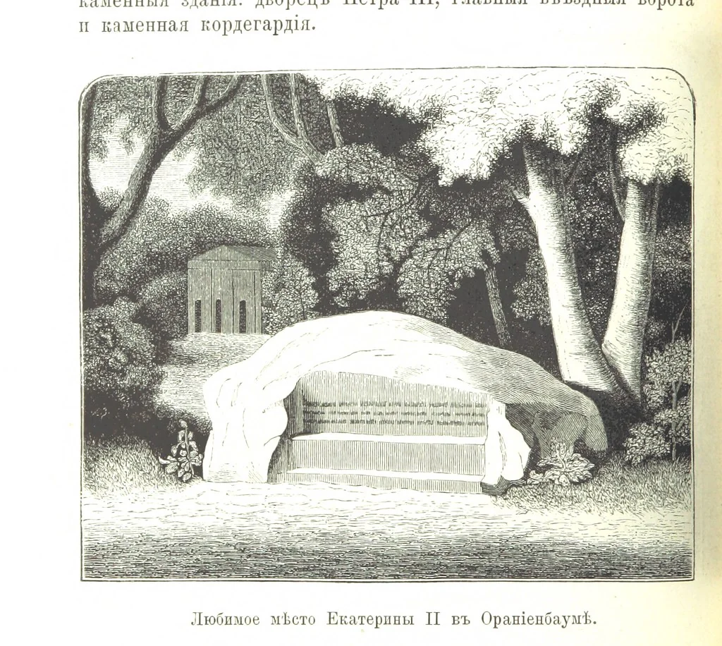 An illustration from Забытое прошлое окрестностей Петербурга, 1889, leaf 396