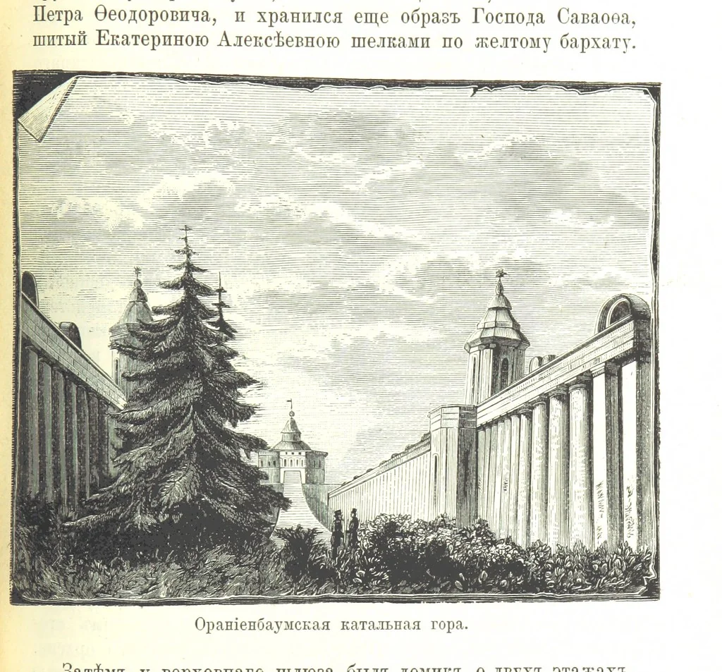 An illustration from Забытое прошлое окрестностей Петербурга, 1889, leaf 397