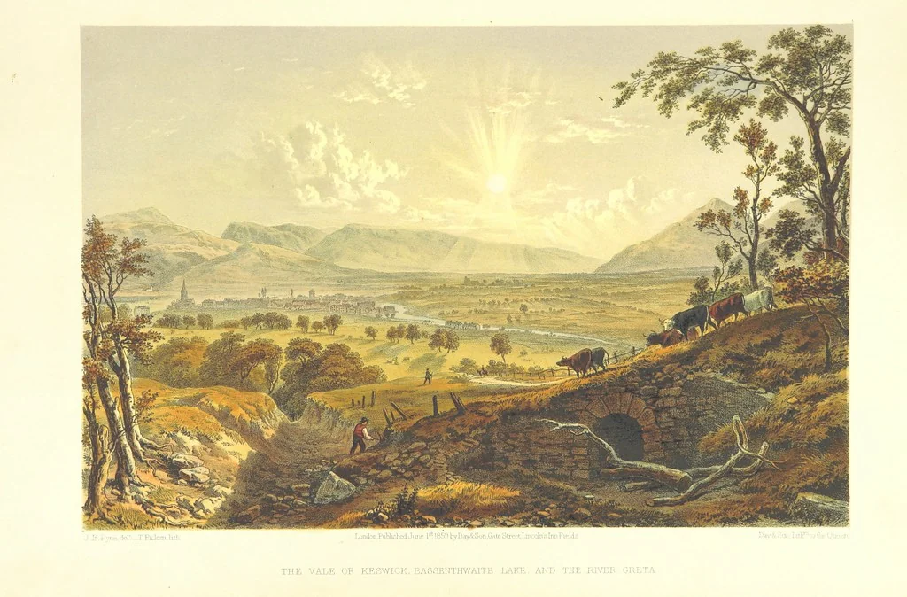 An illustration from Lake Scenery of England, 1859, leaf 115