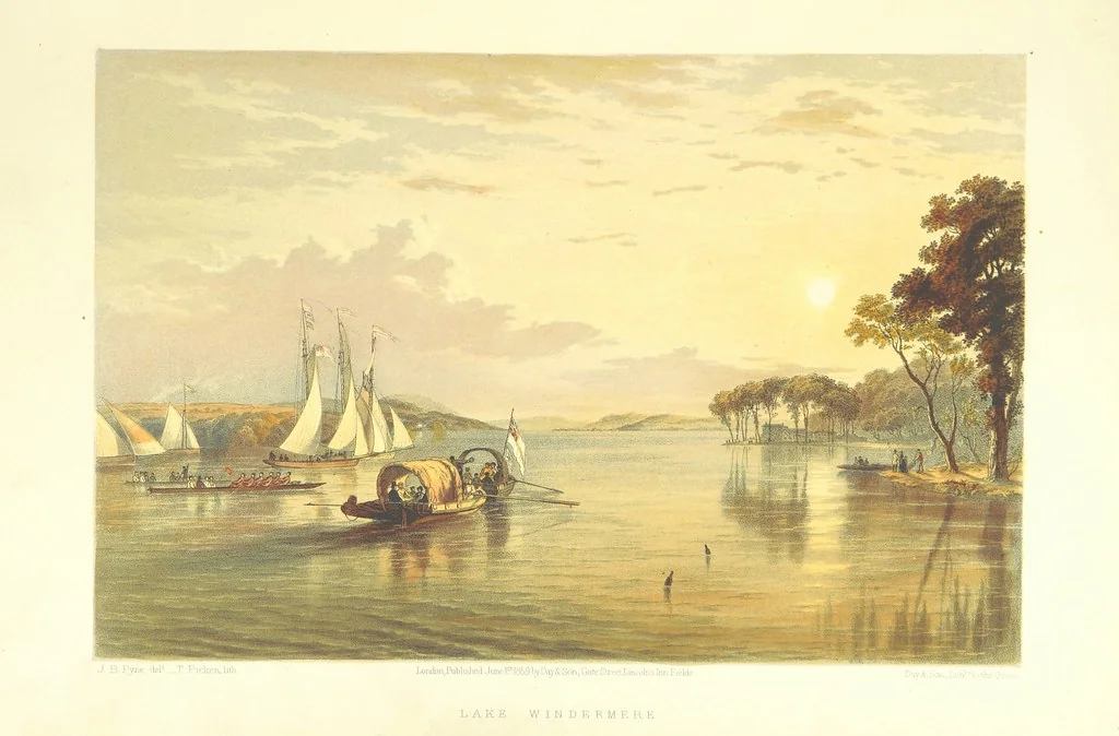 An illustration from Lake Scenery of England, 1859, leaf 31