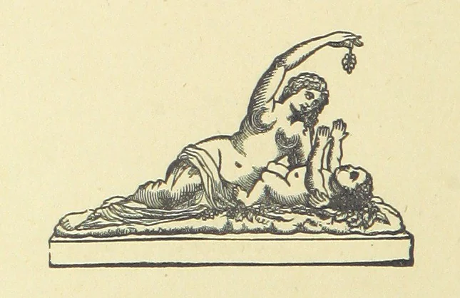 An illustration from The Quiver of Love. A collection of Valentines ancient and modern. With illustrations, in colors, ... by W. Crane and Kate Greenaway, 1876, leaf 116