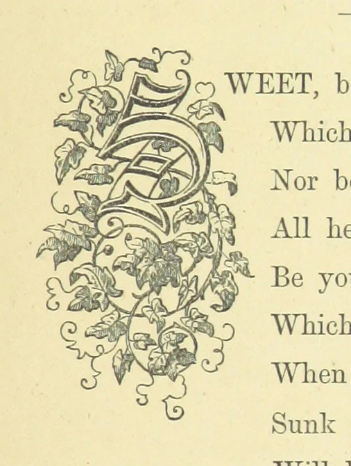 An illustration from The Quiver of Love. A collection of Valentines ancient and modern. With illustrations, in colors, ... by W. Crane and Kate Greenaway, 1876, leaf 117