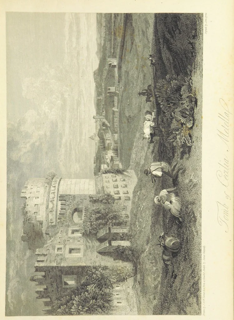 An illustration from Leaves from a Journal [by P. R., i.e. Patrick Robertson, Lord Robertson, illustrated with engravings from the works of several masters, and published at various times, 1844, leaf 101