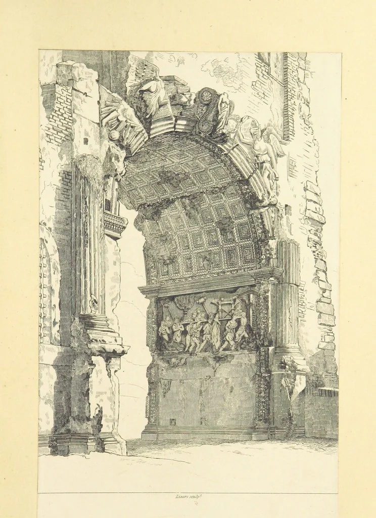 An illustration from Leaves from a Journal [by P. R., i.e. Patrick Robertson, Lord Robertson, illustrated with engravings from the works of several masters, and published at various times, 1844, leaf 95