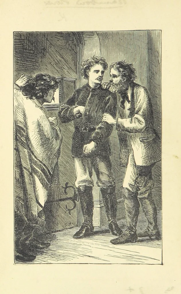 An illustration from The rainbow stories for summer days and winter nights, 1871, leaf 12