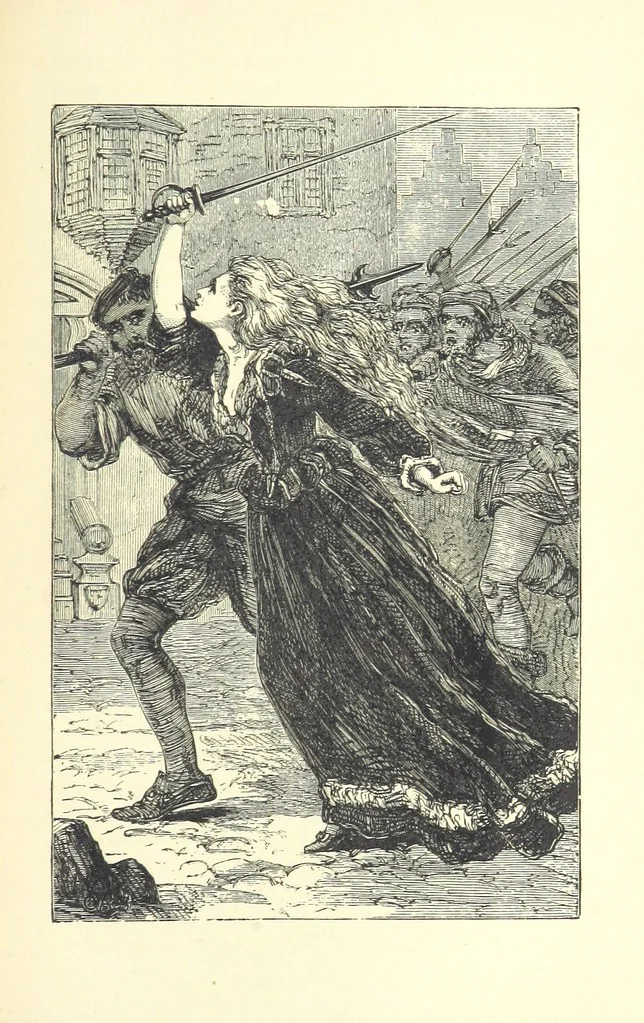 An illustration from The rainbow stories for summer days and winter nights, 1871, leaf 149