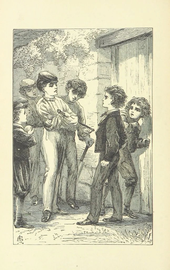 An illustration from The rainbow stories for summer days and winter nights, 1871, leaf 168