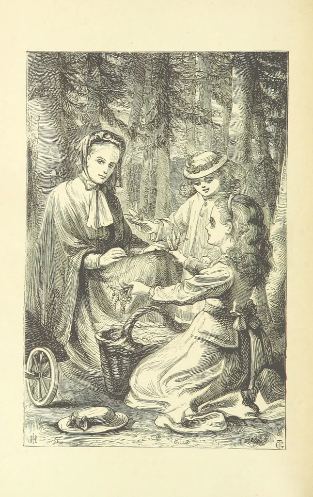 An illustration from The rainbow stories for summer days and winter nights, 1871, leaf 374