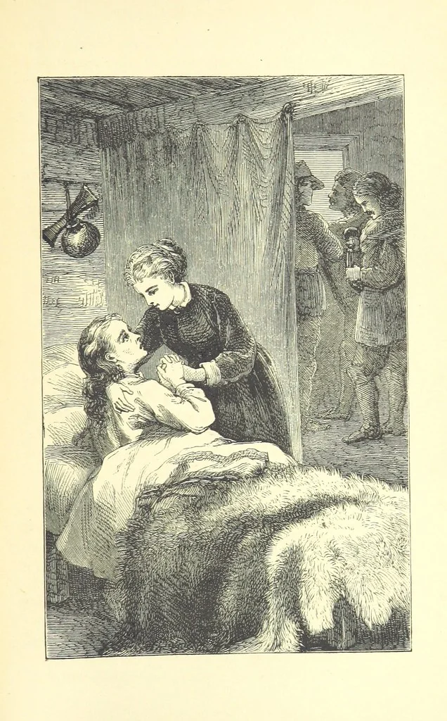 An illustration from The rainbow stories for summer days and winter nights, 1871, leaf 45