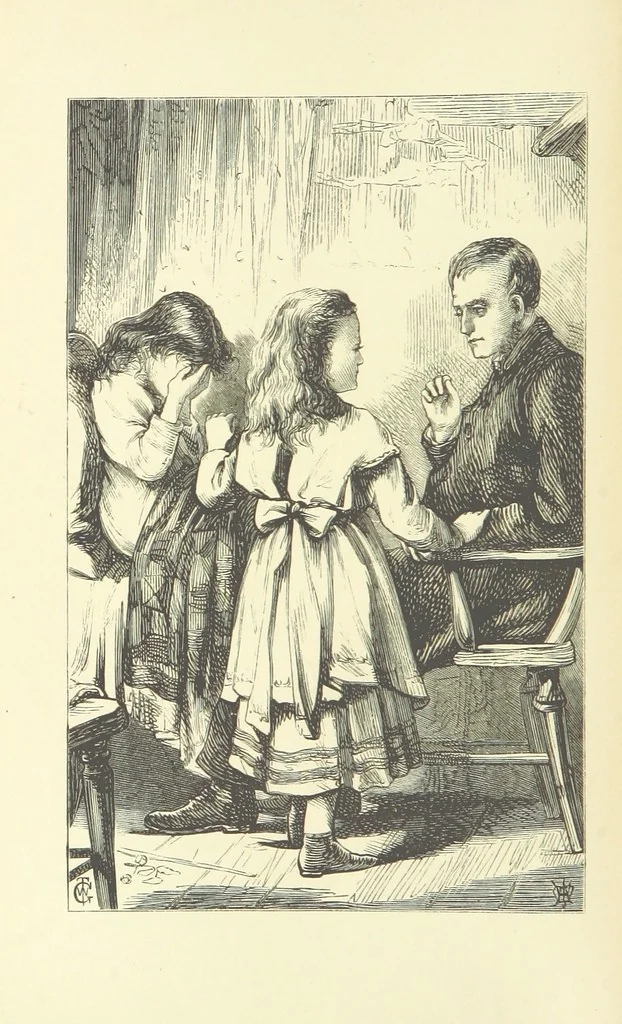 An illustration from The rainbow stories for summer days and winter nights, 1871, leaf 512