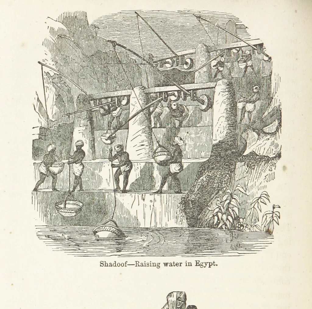 An illustration from The Handwriting of God in Egypt, Sinai, and the Holy Land: the records of a journey from the great Valley of the West to the Sacred Places of the East. ... With maps, diagrams, and ... illustrations, 1867, leaf 174
