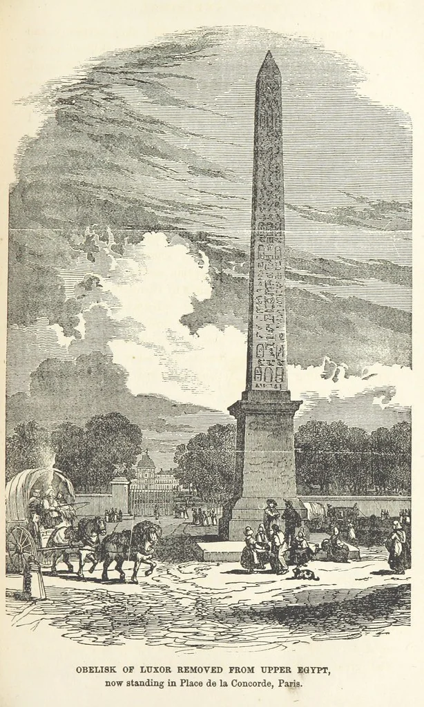 An illustration from The Handwriting of God in Egypt, Sinai, and the Holy Land: the records of a journey from the great Valley of the West to the Sacred Places of the East. ... With maps, diagrams, and ... illustrations, 1867, leaf 189