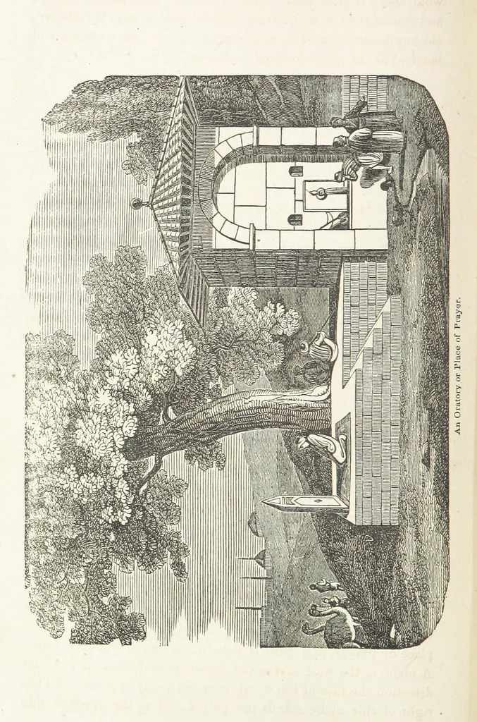 An illustration from The Handwriting of God in Egypt, Sinai, and the Holy Land: the records of a journey from the great Valley of the West to the Sacred Places of the East. ... With maps, diagrams, and ... illustrations, 1867, leaf 204