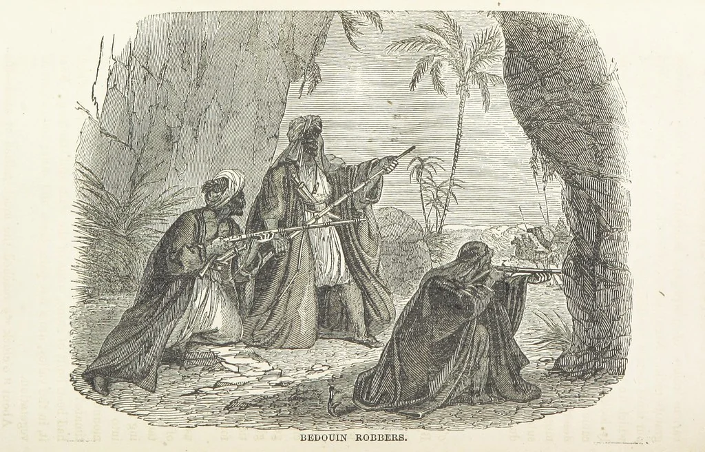 An illustration from The Handwriting of God in Egypt, Sinai, and the Holy Land: the records of a journey from the great Valley of the West to the Sacred Places of the East. ... With maps, diagrams, and ... illustrations, 1867, leaf 276