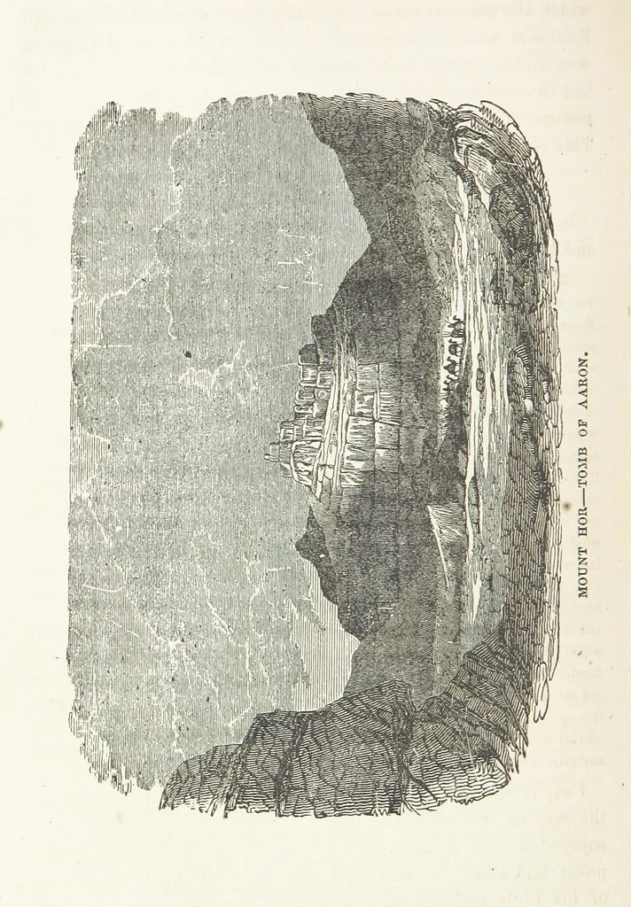 An illustration from The Handwriting of God in Egypt, Sinai, and the Holy Land: the records of a journey from the great Valley of the West to the Sacred Places of the East. ... With maps, diagrams, and ... illustrations, 1867, leaf 344