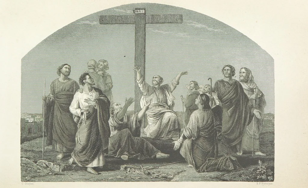 An illustration from The Handwriting of God in Egypt, Sinai, and the Holy Land: the records of a journey from the great Valley of the West to the Sacred Places of the East. ... With maps, diagrams, and ... illustrations, 1867, leaf 368
