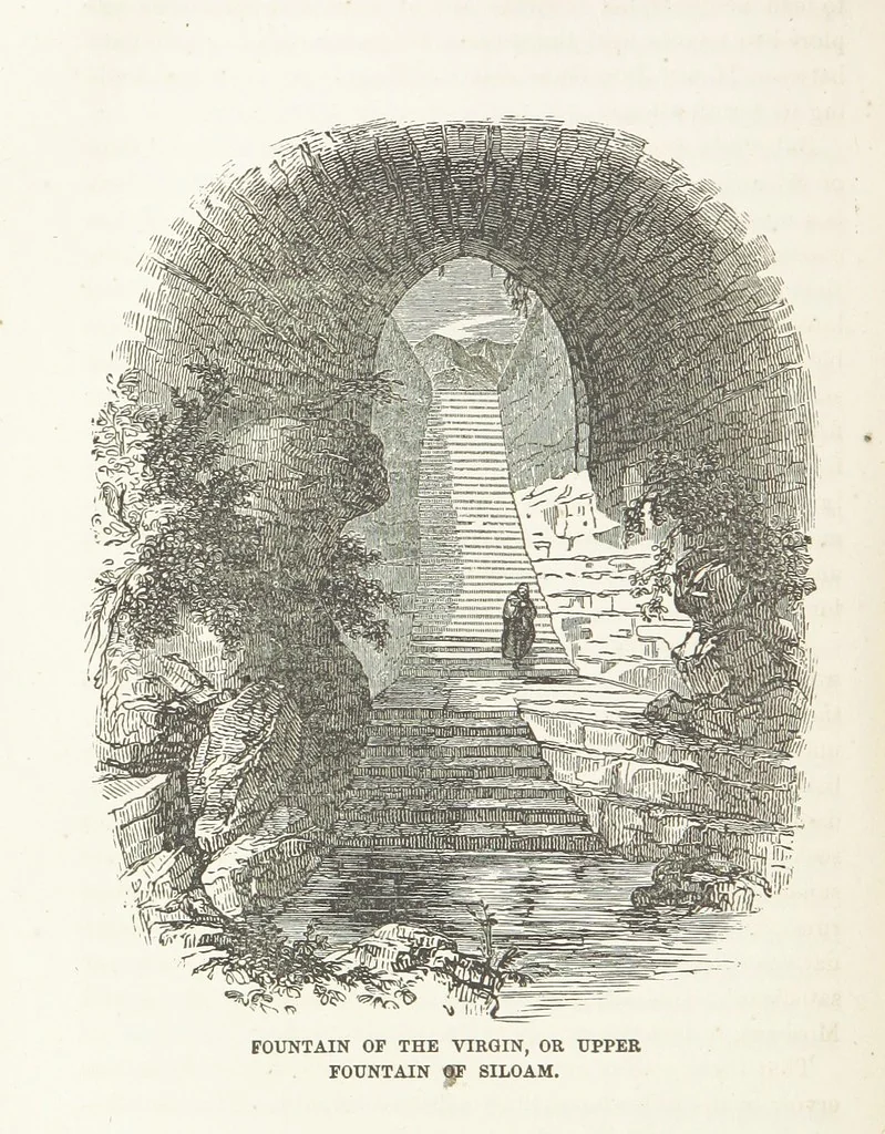 An illustration from The Handwriting of God in Egypt, Sinai, and the Holy Land: the records of a journey from the great Valley of the West to the Sacred Places of the East. ... With maps, diagrams, and ... illustrations, 1867, leaf 448