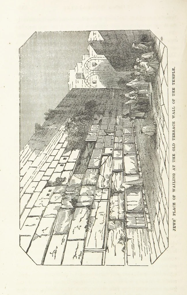 An illustration from The Handwriting of God in Egypt, Sinai, and the Holy Land: the records of a journey from the great Valley of the West to the Sacred Places of the East. ... With maps, diagrams, and ... illustrations, 1867, leaf 516