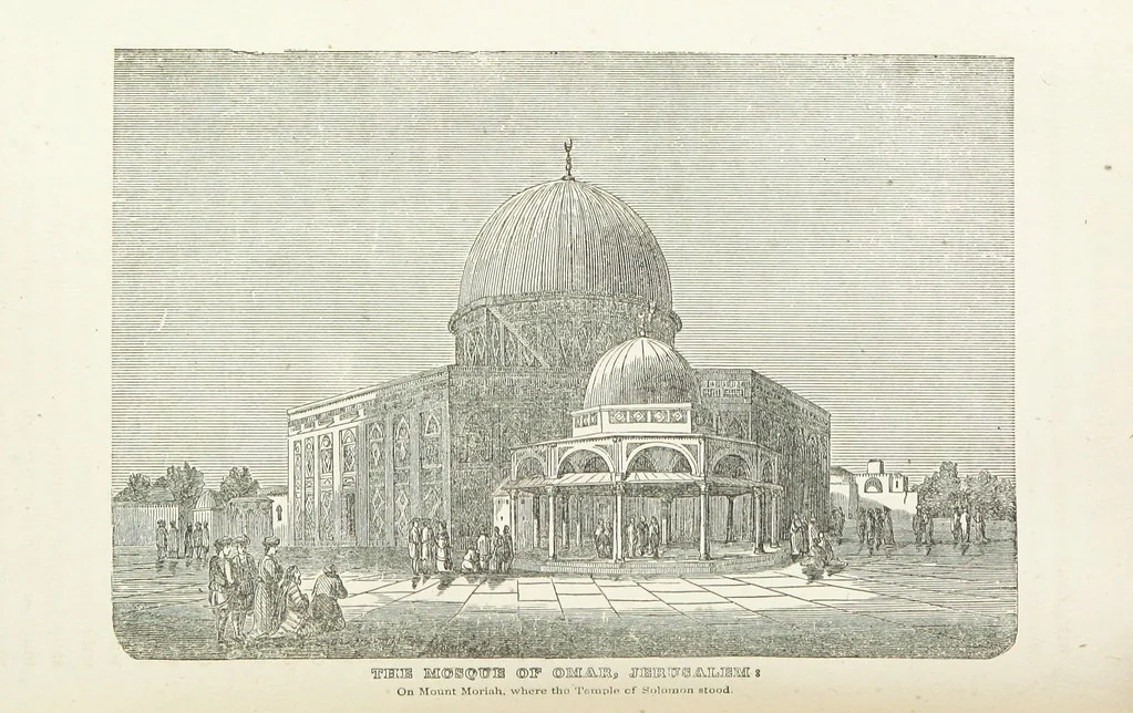 An illustration from The Handwriting of God in Egypt, Sinai, and the Holy Land: the records of a journey from the great Valley of the West to the Sacred Places of the East. ... With maps, diagrams, and ... illustrations, 1867, leaf 530