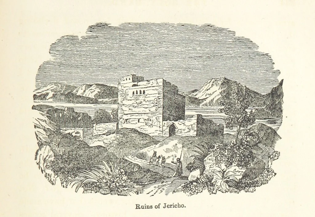An illustration from The Handwriting of God in Egypt, Sinai, and the Holy Land: the records of a journey from the great Valley of the West to the Sacred Places of the East. ... With maps, diagrams, and ... illustrations, 1867, leaf 601