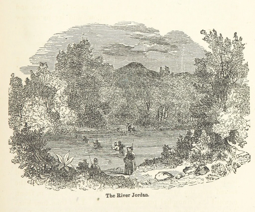 An illustration from The Handwriting of God in Egypt, Sinai, and the Holy Land: the records of a journey from the great Valley of the West to the Sacred Places of the East. ... With maps, diagrams, and ... illustrations, 1867, leaf 601
