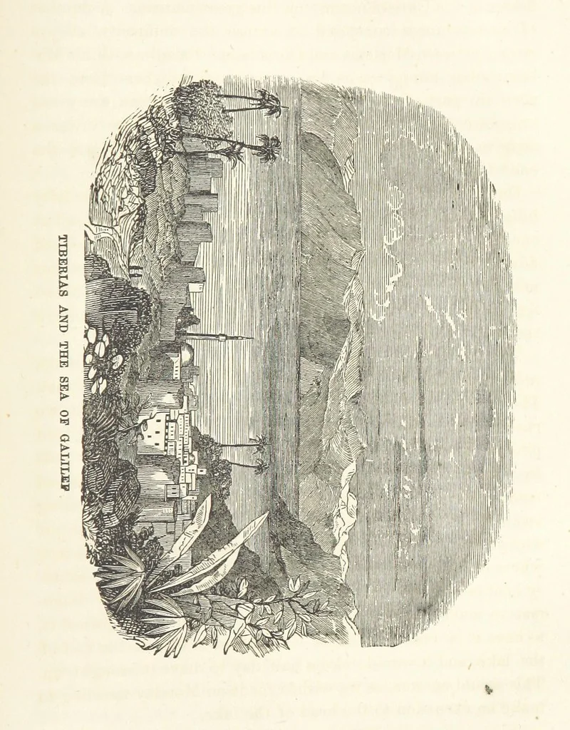 An illustration from The Handwriting of God in Egypt, Sinai, and the Holy Land: the records of a journey from the great Valley of the West to the Sacred Places of the East. ... With maps, diagrams, and ... illustrations, 1867, leaf 675