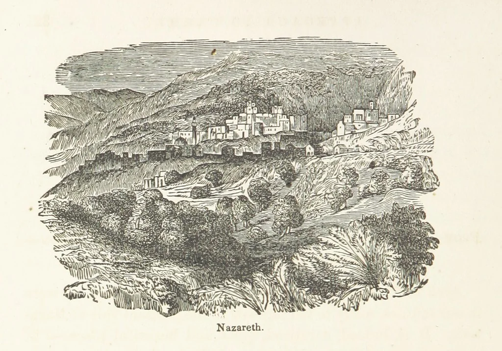 An illustration from The Handwriting of God in Egypt, Sinai, and the Holy Land: the records of a journey from the great Valley of the West to the Sacred Places of the East. ... With maps, diagrams, and ... illustrations, 1867, leaf 686
