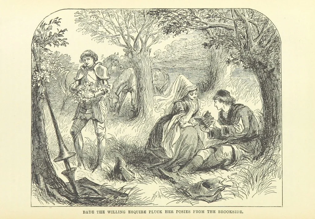 An illustration from The Goldsmith's Ward: a tale of London City in the 15th century ... With ... illustrations, 1891, leaf 122